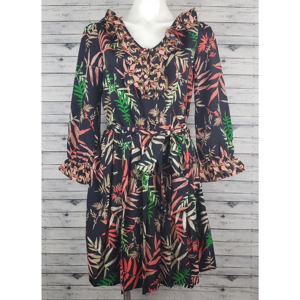 Webster Miami at Target Palm Print Pleated Dress